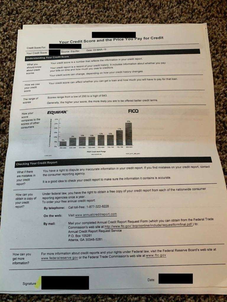 Credit Score and signatures, among other personally identifiable information was found in a used vehicle by White Oak Security’s pentester