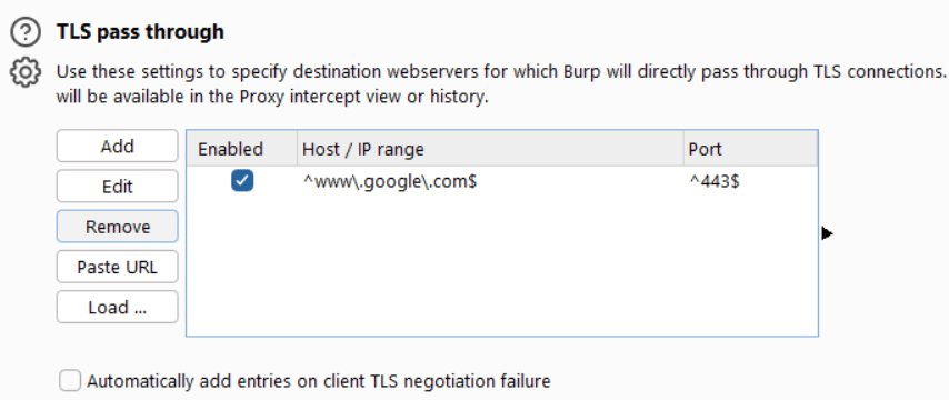 TSL pass through pop-up screenshot by white oak security, a cyber advisors company. 