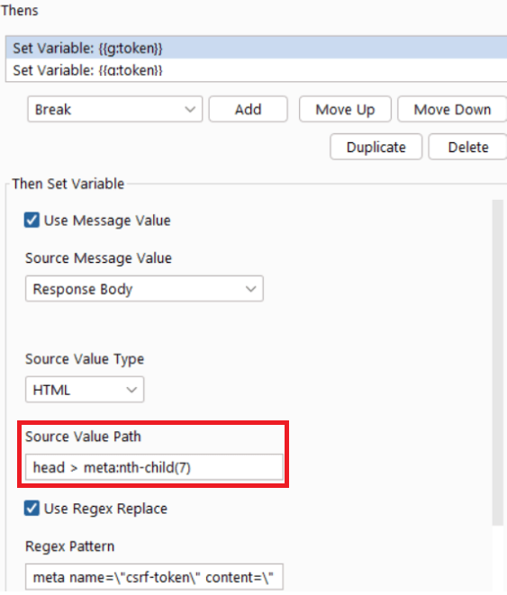 This is pasted in the Source Value Path field within Reshaper burp suite plugin extension by white oak security a cyber advisor company 
