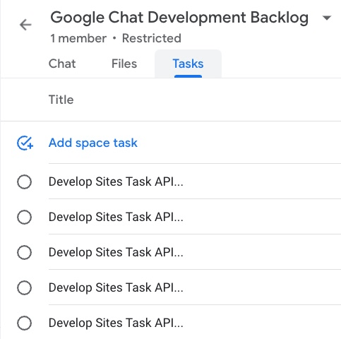 Retrieving Google Task Data