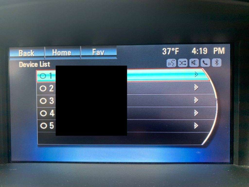 bluetooth settings in used vehicle has sensitive personally identifiable information found by white oak security’s penetration tester