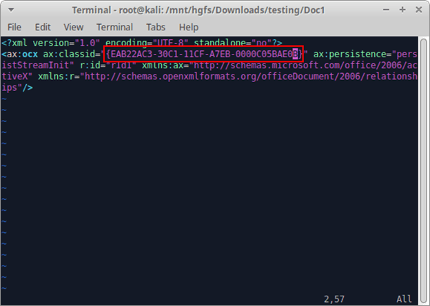 We’ll remove that CLSID and replace it with the CLSID of EAB22AC3-30C1-11CF-A7EB-0000C05BAE0B for Microsoft Web Browser Version 1