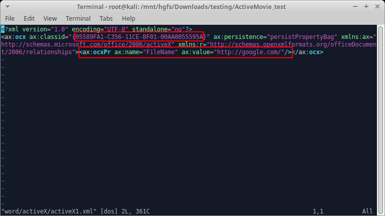 White Oak Security remove ALL of the parameters and replacing them with one single parameter to trigger our ActiveMovie.Error()and ActiveMovie.StateChange()event handlers. Then afterward we’ll modify the parameter we’ve added to trigger only the ActiveMovie.OpenComplete()handler.