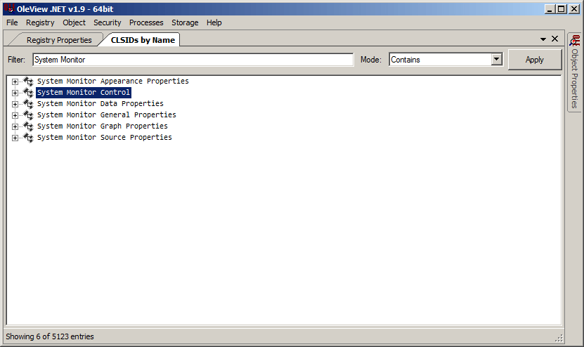 In the “Filter” text box White Oak Security's pentester typed in “System Monitor” and clicked the Apply button.