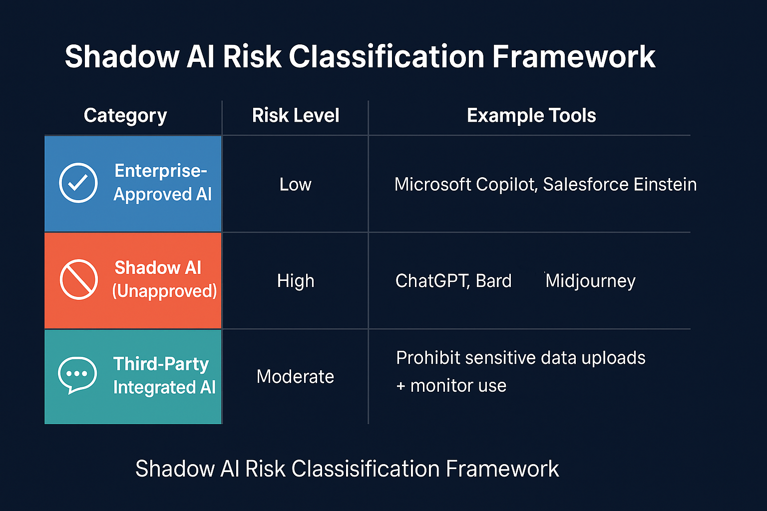 Shadow AI Risk Classification
