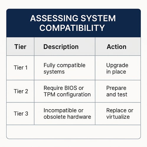 System Compatibility Table