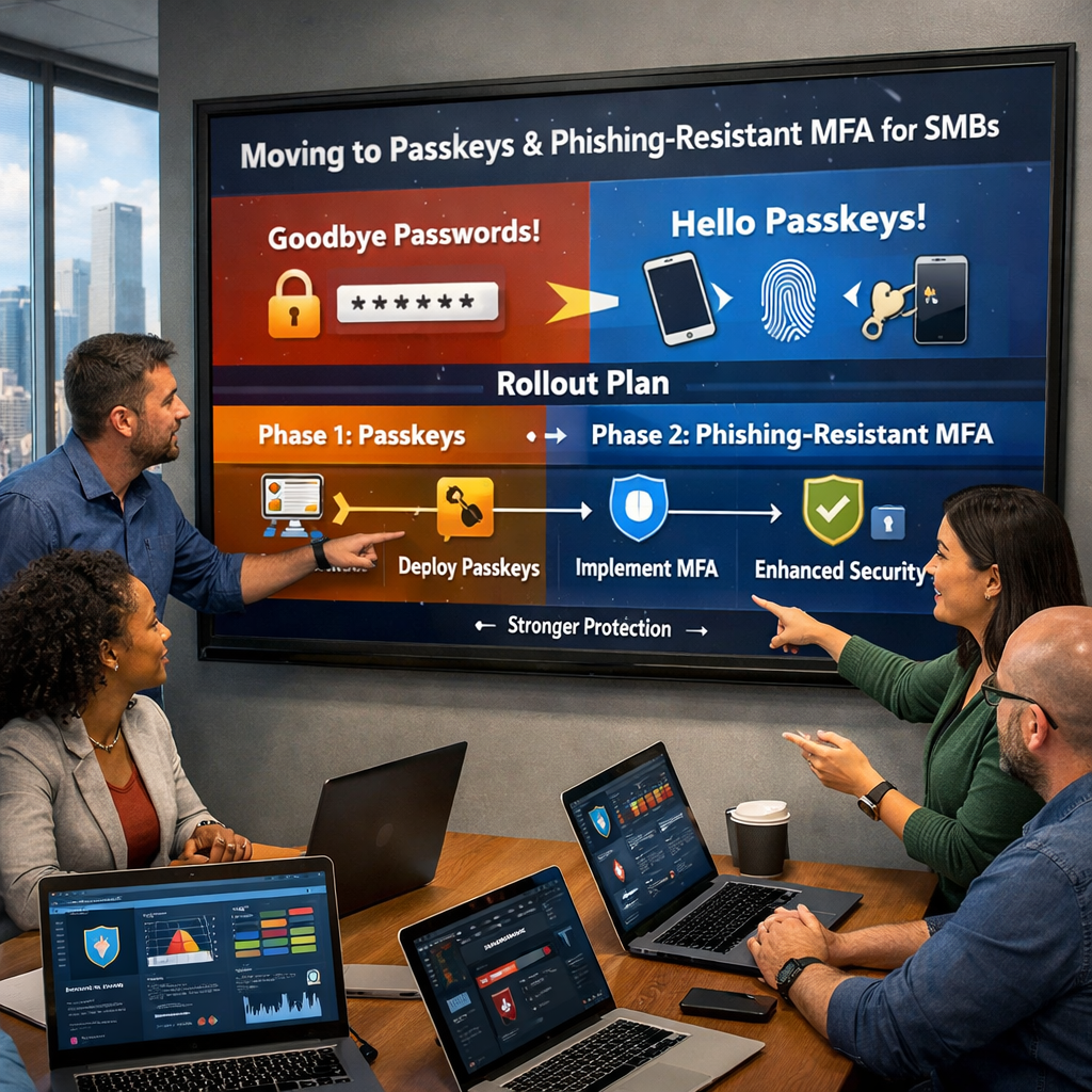 Passwordless for SMB: Passkeys, Phishing-Resistant MFA, & How To Start