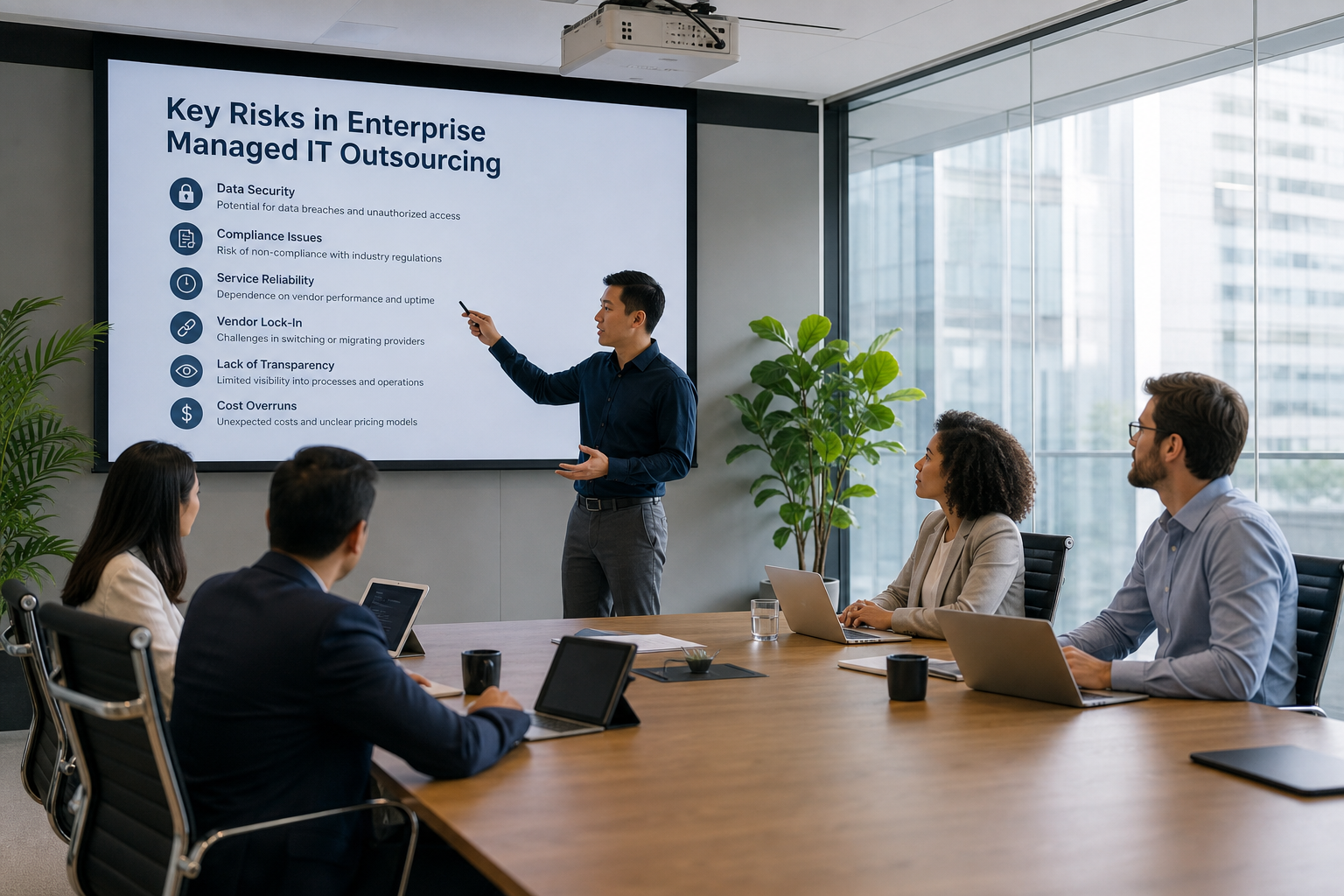 8 Key Risks in Enterprise Managed IT Outsourcing in 2026