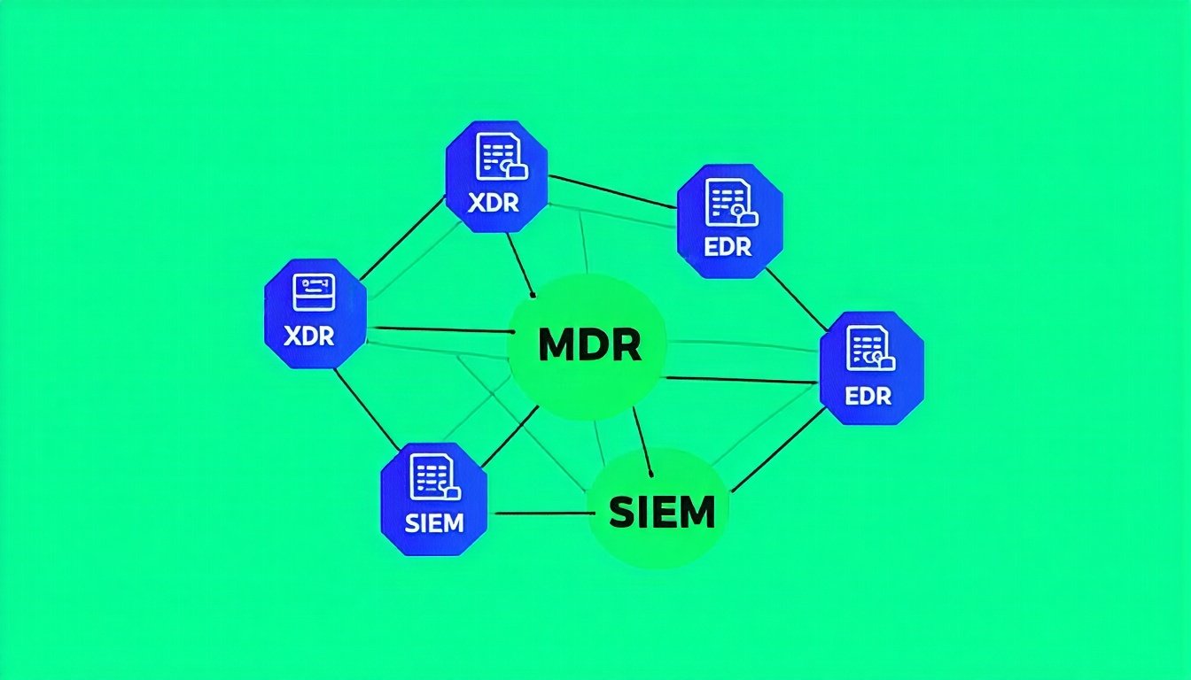 A visual representation of interconnected cybersec