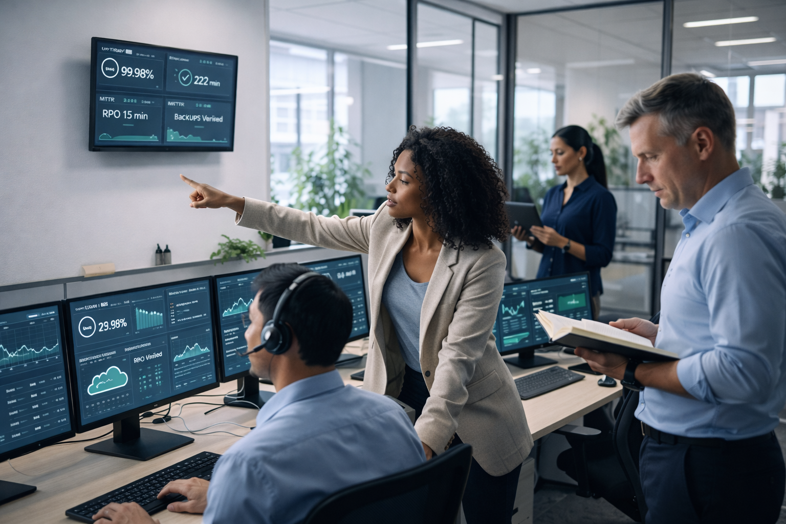 How Managed IT Services Improve Business Continuity & Uptime