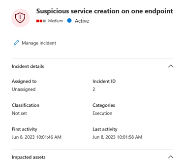 Using CrackMapExec for command execution essentially uses smbexec under the hood by default, but results in a Medium-severity alert instead of a high-severity alert in the Defender Portal Screen shot by white oak security