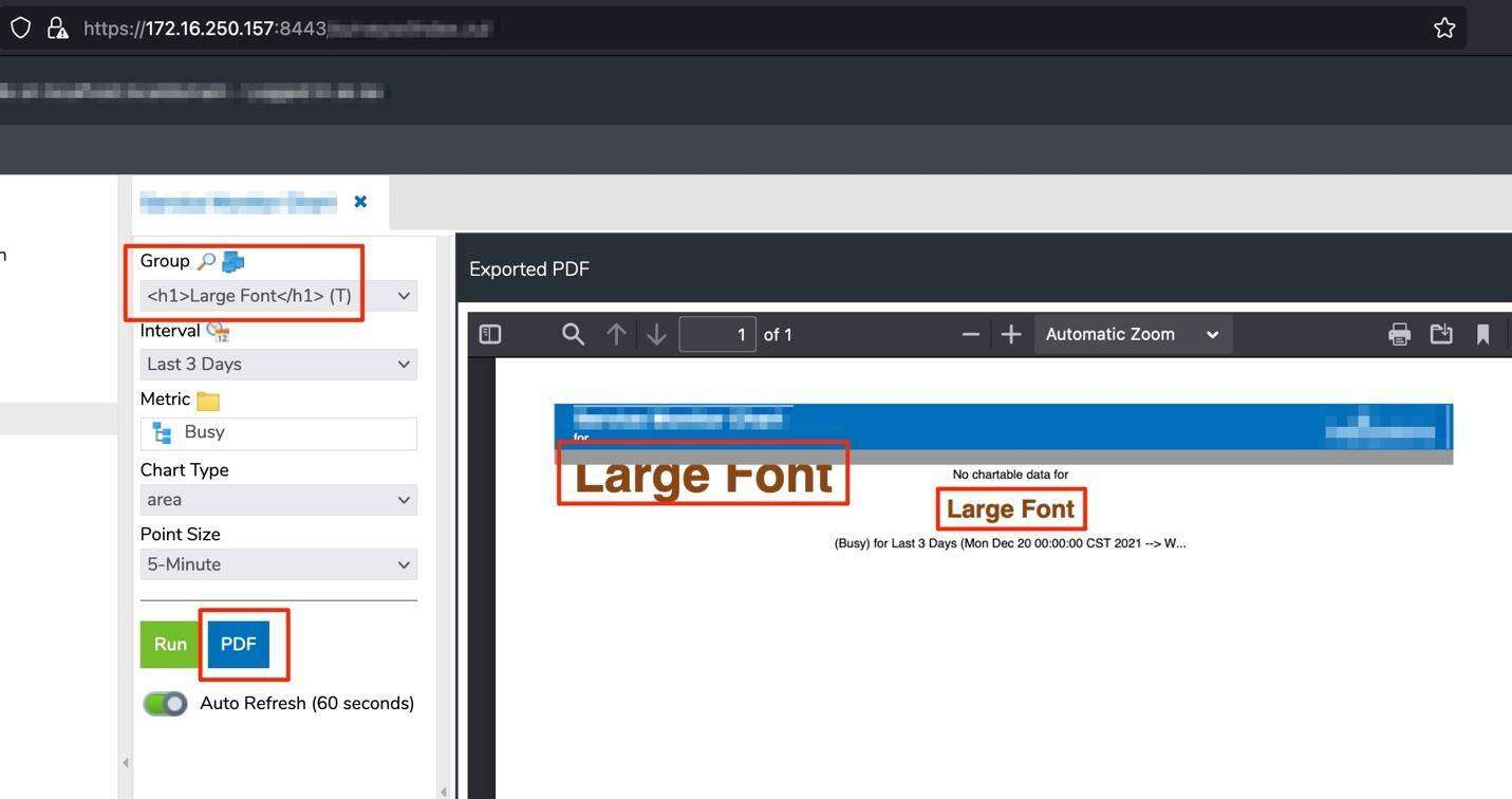 Simple H1 HTML character rendering is shown in the SSRF example by white oak security.