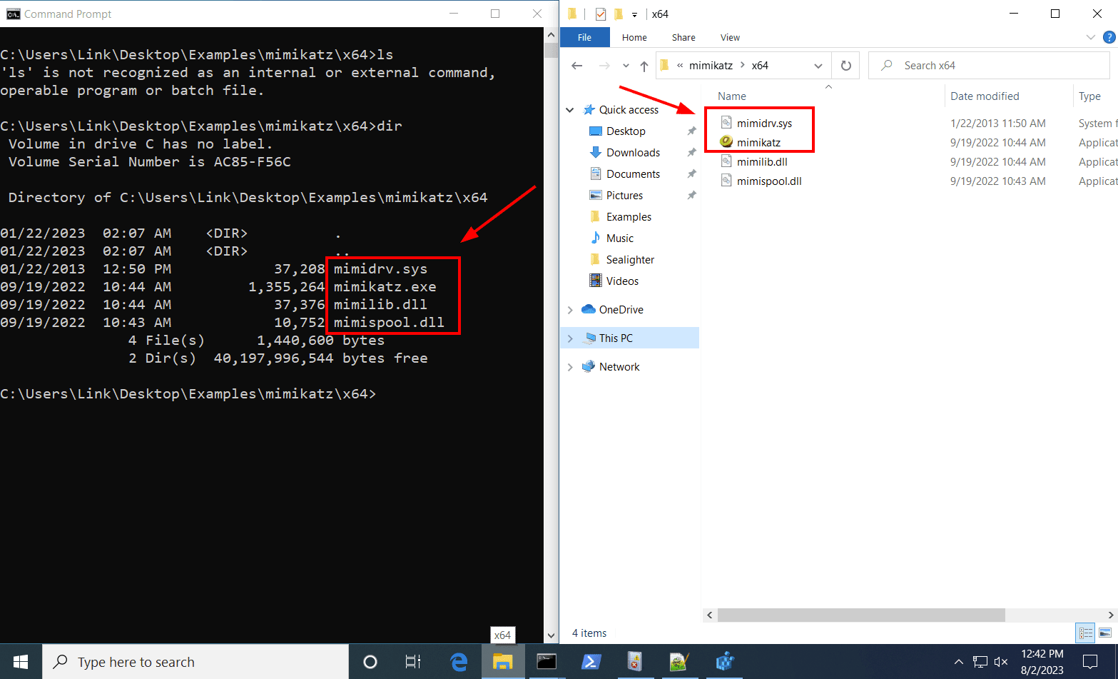 To demonstrate this bypass, Mimikatz includes a digitally signed driver tool “mimidrv.sys” which can elevate itself into kernel mode and remove LSA Protection in the LSASS process. Once the protections have been removed, the LSASS process becomes vulnerable to standard credential dumping. make sure the “mimisys.drv” file is in the same working directory as Mimikatz.exe