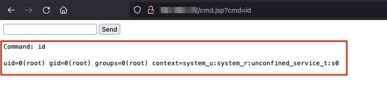 The application runs on Linux as the root user, allowing White Oak Security to demonstrate full control over the underlying system.