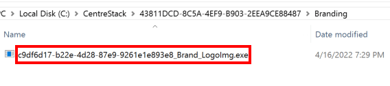 White Oak Security's filename of the raw binary also contains a GUID with a fixed name “Brand_LogoImg” appended to the GUID that is generated.