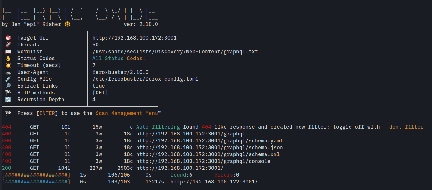 Ferric Oxide screenshot by white oak security penetration testing experts. 