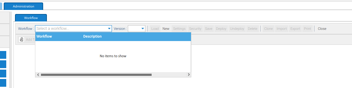 White Oak Security observed a lack of workflows within the application. Visually, no workflows exist and guest users cannot start workflows