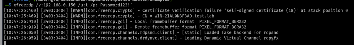 Connecting to a device via RDP with credentials did not trigger any alerts in my test lab, although this may be dependent on the Defender for ID learning period determining which RDP logins are suspicious or not Screenshots by white oak security 