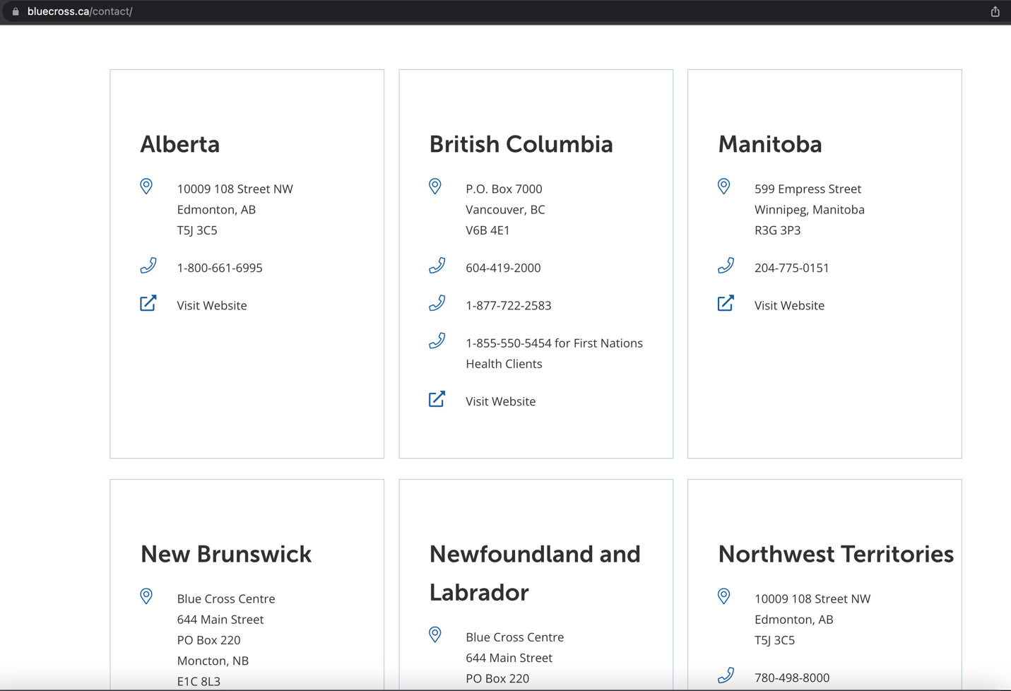 Using the address information on the Blue Cross website, White Oak Security is able to figure out geolocation for the Hacktoria OSINT challenge. 